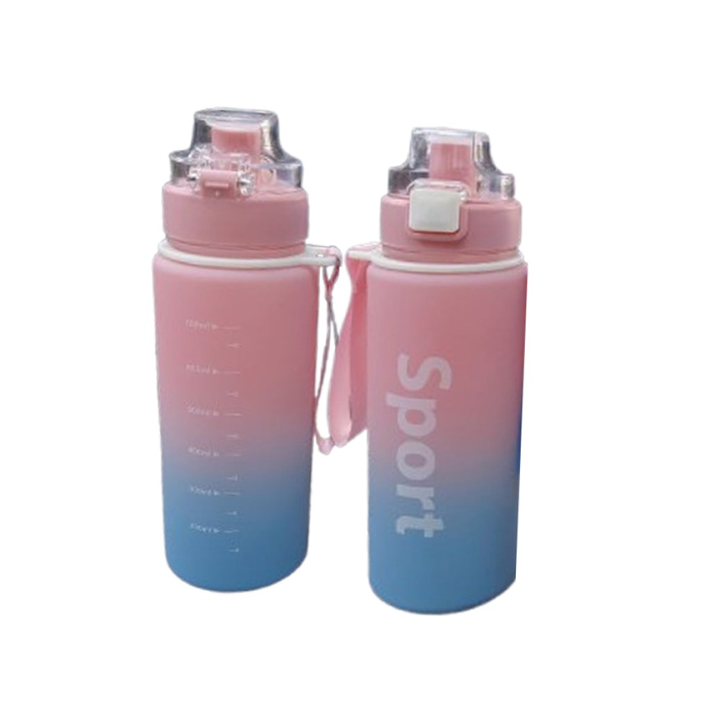 αθλητικό-παγούρι-με-προστατευτικό-καπάκι-και-στόμιο-800ml-ροζ-με-γαλάζιο